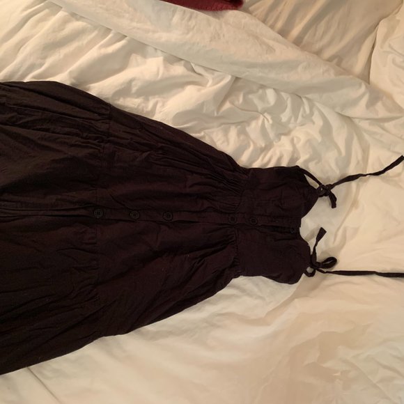 Urban Outfitters Positano Midi Dress in Black - Picture 3 of 4